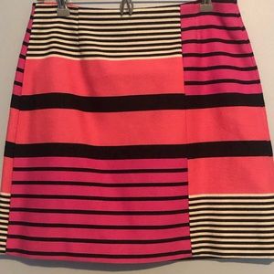 Loft Stripped Skirt